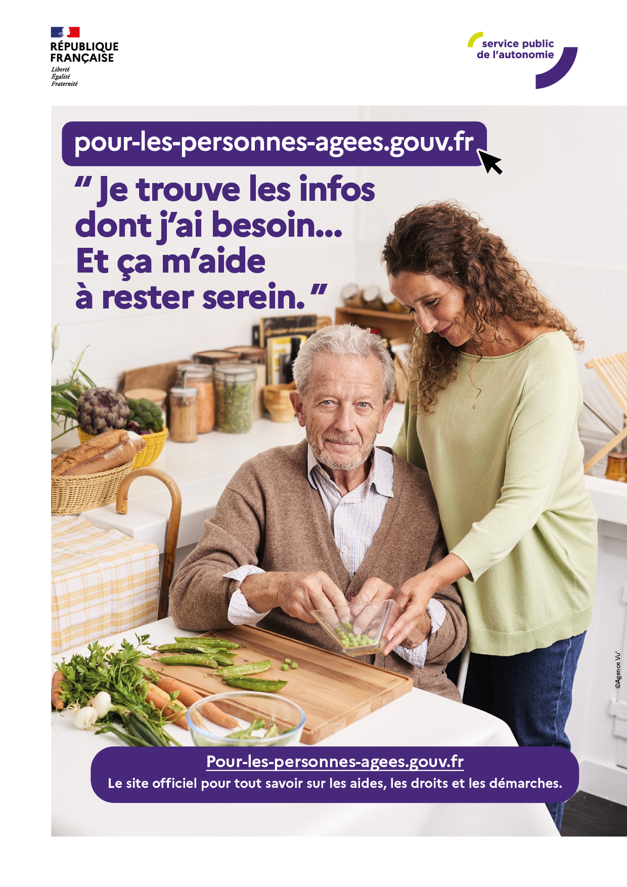 Personnes âgées, tout savoir sur les aides, droits, démarches : pour-les-personnes-agees.gouv.fr