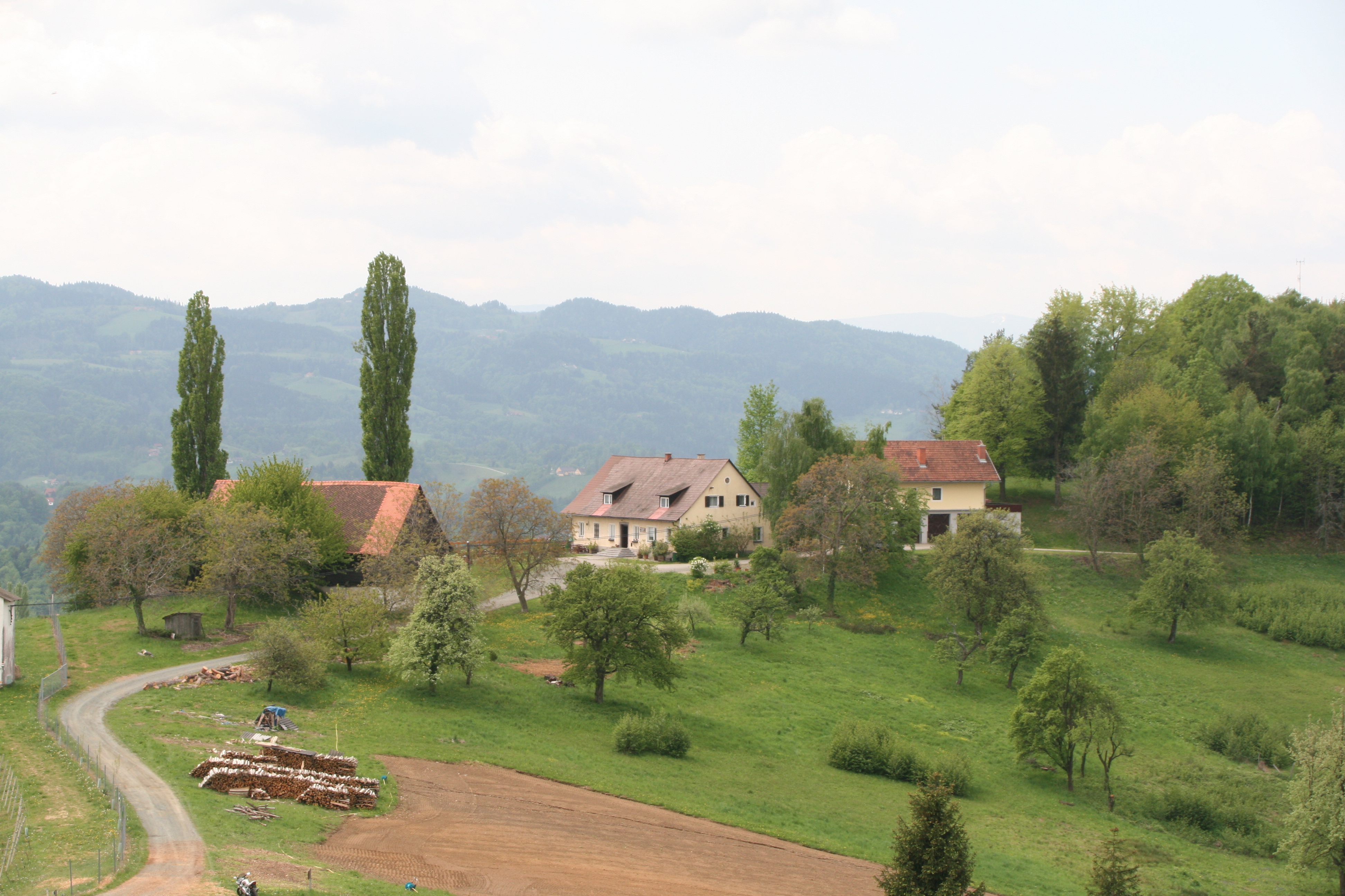 Vue sur la campagne de Gamlitz