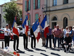Porte-drapeaux à la cérémonie 2019 d'hommage aux Morts en Indochine Porte-drapeaux à la cérémonie 2019 d'hommage aux Morts en Indochine