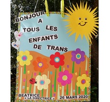 La Grande Lessive des enfants de l’école maternelle Lei Cigaloun