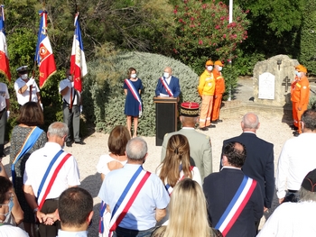 Discours de Monsieur le Maire, cérémonie du 16 aout 2020 Lecture du discours commémoratif du 16 août 1944 devant l'assemblée