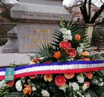 Cérémonie d’hommage aux Morts pour la France lors des combats d’Afrique du Nord