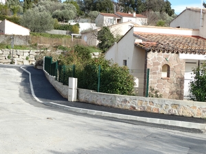 Trottoir réalisé aux Hautes Rives