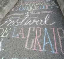 Le Festival de la craie : voir la vie en couleurs !