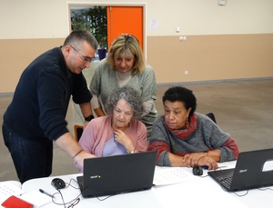 Séniors en plein apprentissage