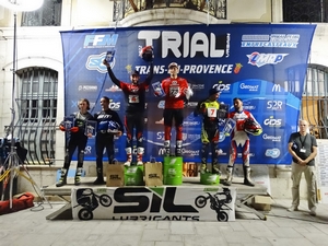 Podium de la catégorie Elite