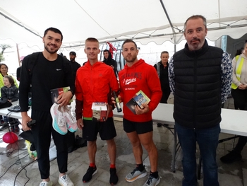 podium hommes 10 km