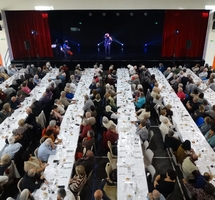 Pascal Fallais au repas de nos aînés