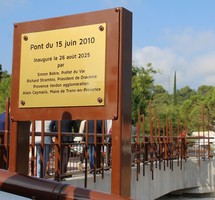 Inauguration du « Pont du 15 juin 2010 »