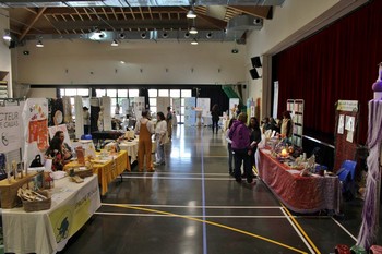 Une partie des stands de la journée du bien-être