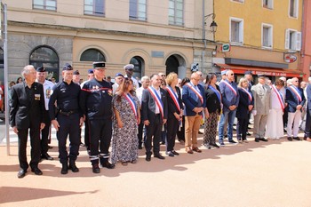 Les adjoints autour de Monsieur le Maire