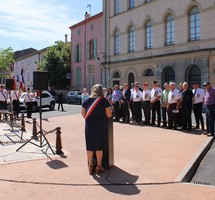 Cérémonie d&rsquo;hommage aux soldats français morts pour la France en Indochine