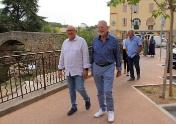 M. Caymaris, Maire de Trans-en-Provence, M. Masson, président du département du Var