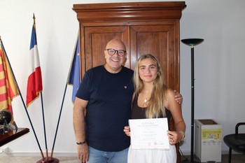 Monsieur le Maire et Pauline